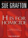 Cover image for "H" is for Homicide